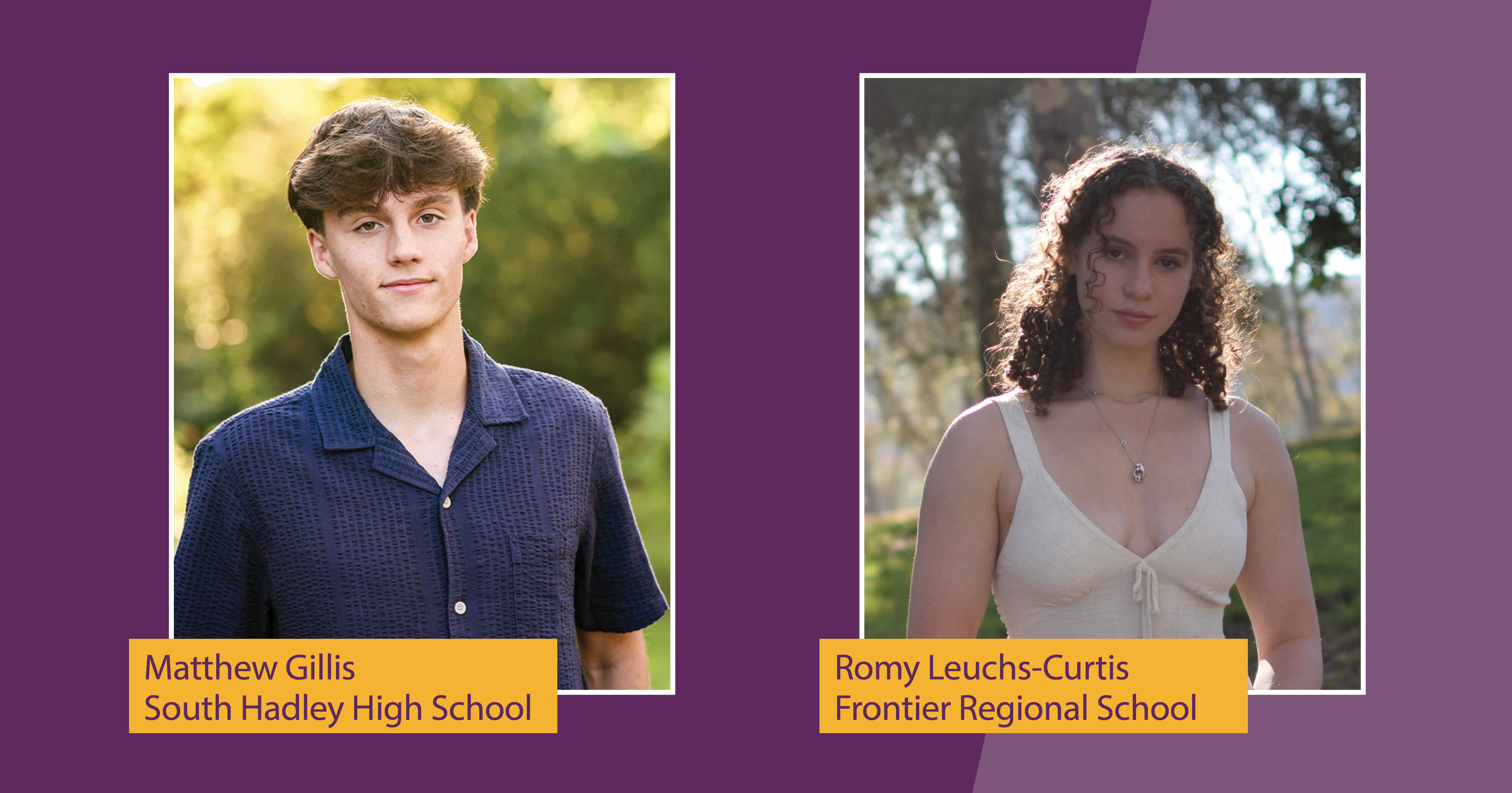 Matthew Gillis and Romy Leuchs-Curtis